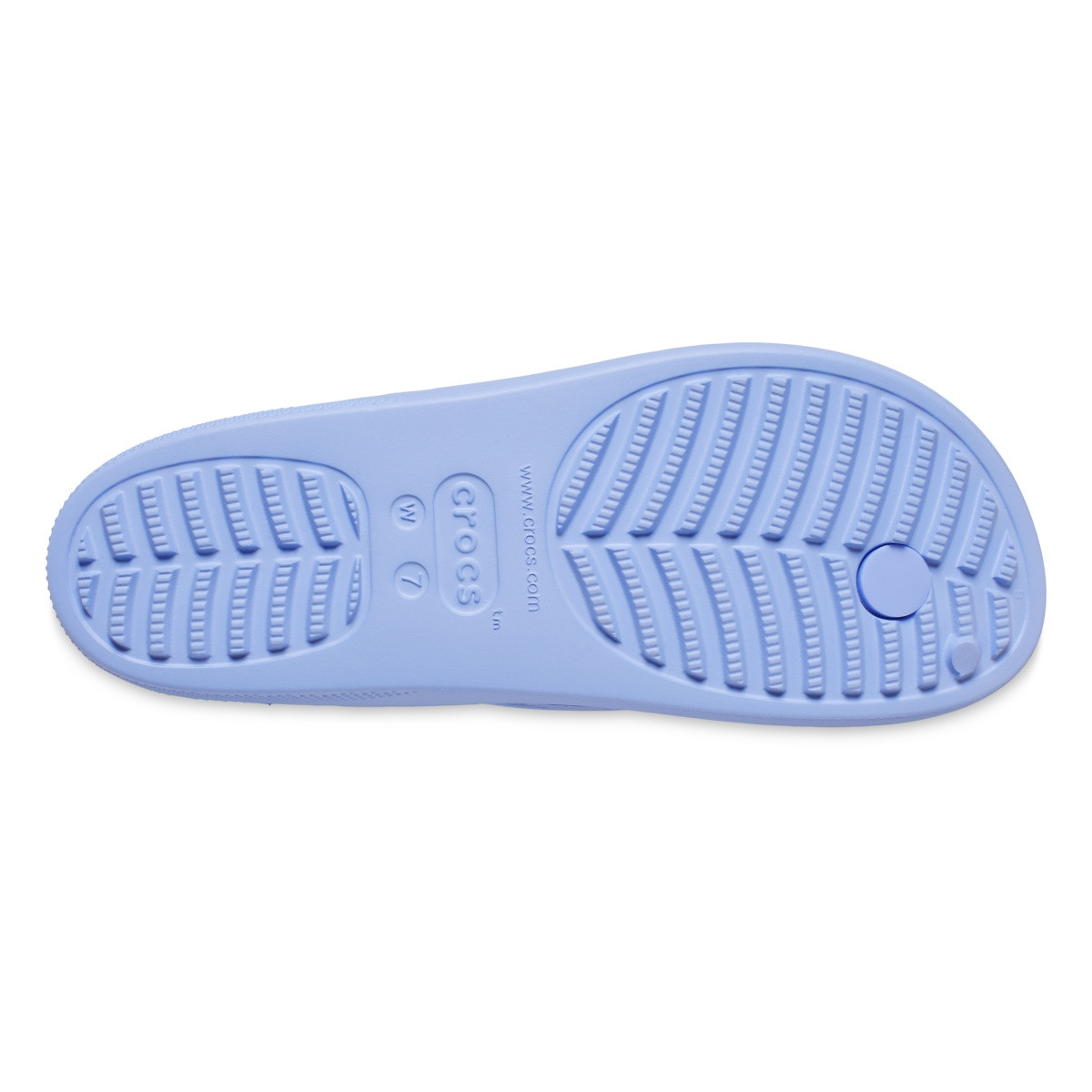 Slapi Crocs Classic Platform Flip Mov - Moon Jelly