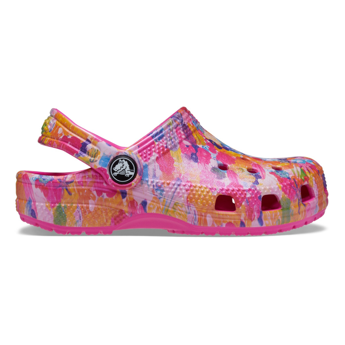 Saboti Crocs Classic Hyper Real Toodler Clog Multicolor Classic imagine 2022