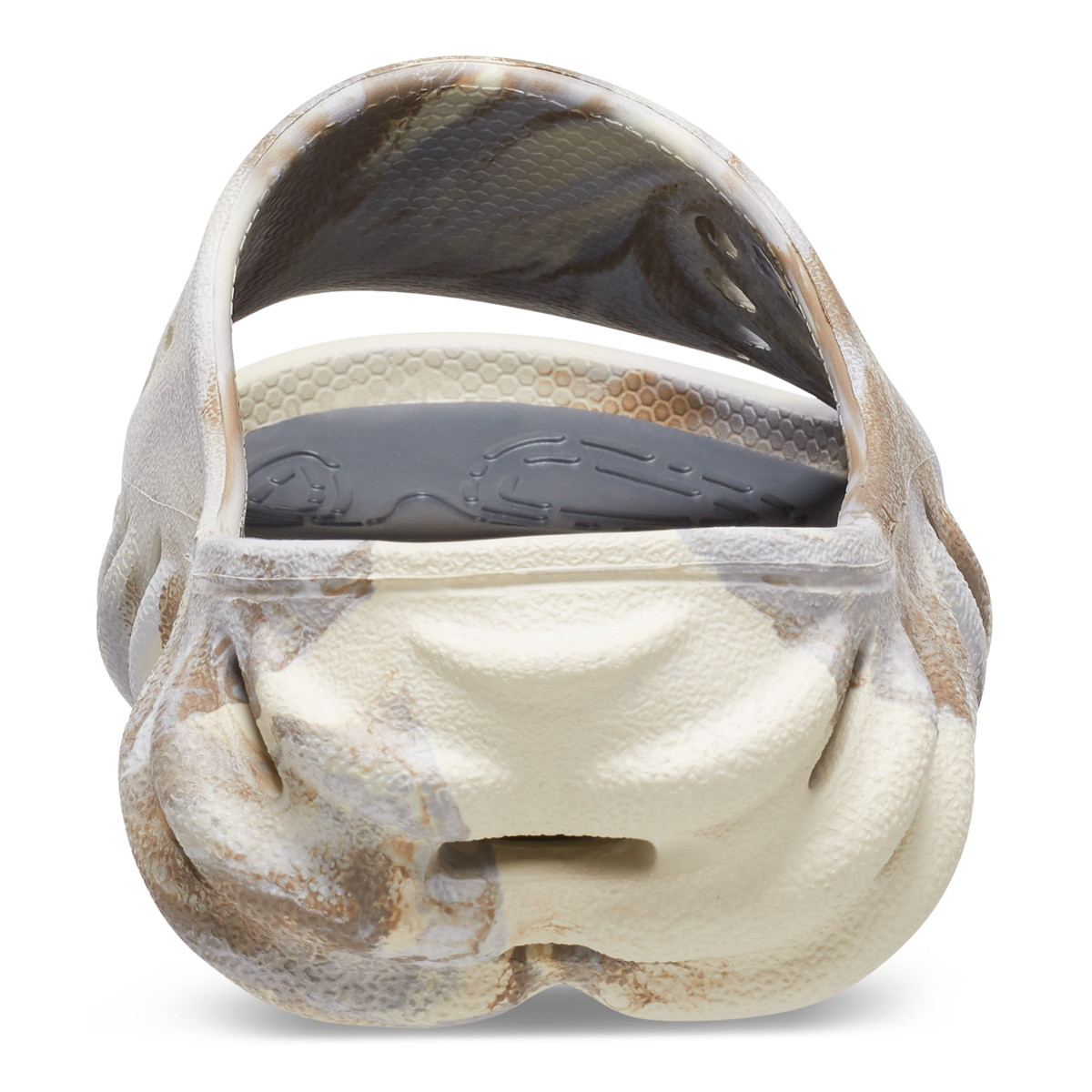Papuci Crocs Echo Marbled Slide Kids Bej - Bone/Multi - 4 | YEO