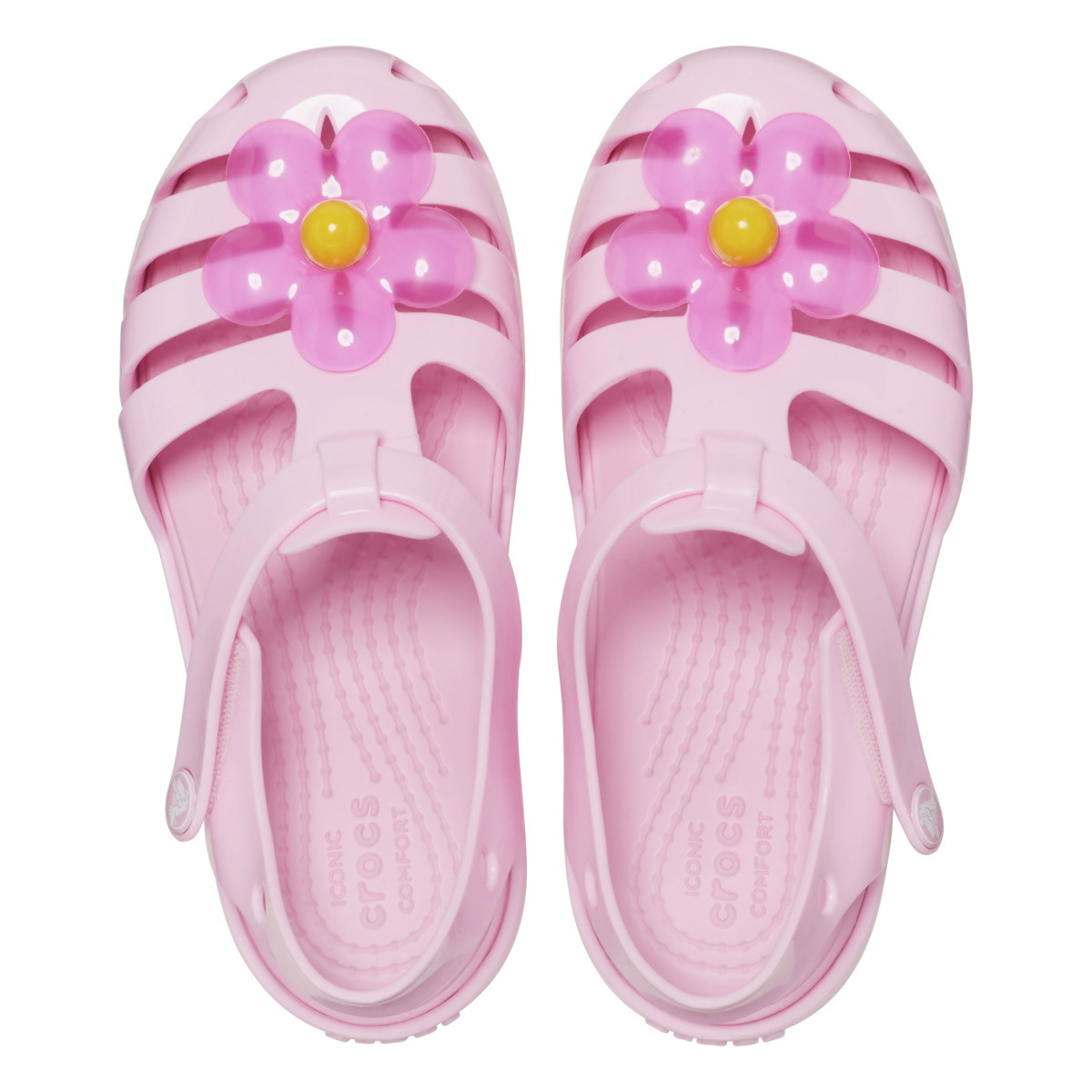 Sandale Crocs Toddler Isabella Charm Sandal Roz - Flamingo - 4 | YEO