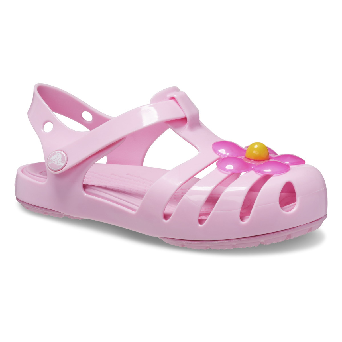 Sandale Crocs Toddler Isabella Charm Sandal Roz - Flamingo - 1 | YEO