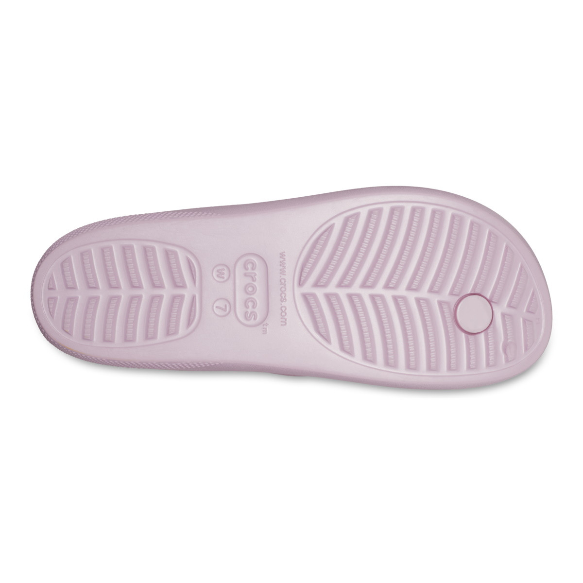 Slapi Crocs Classic Platform Cherry Blossom Flip Roz - Ballerina Pink/Floral