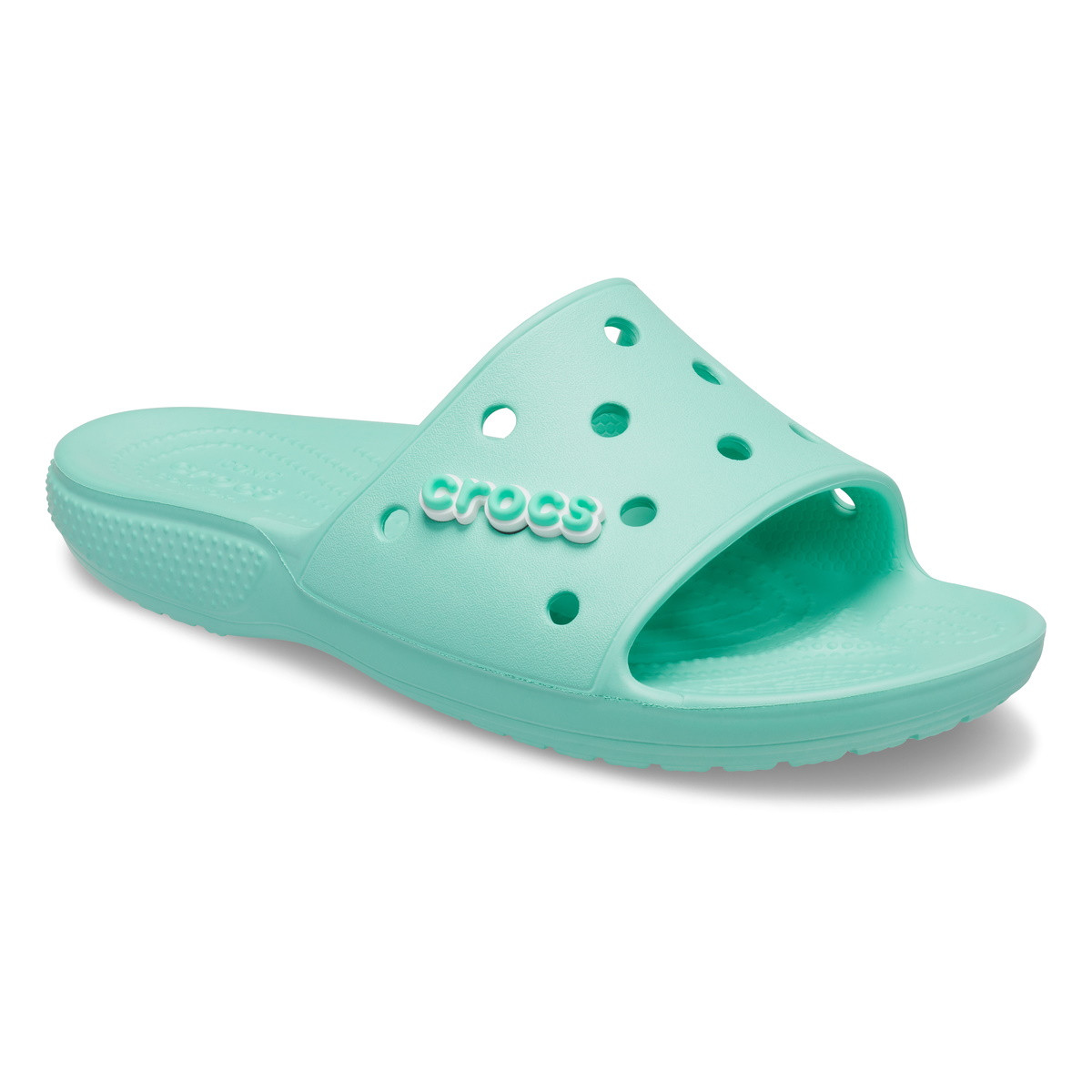 Papuci Classic Crocs Slide Iconic Crocs Comfort Verde - Pistachio - 1 | YEO