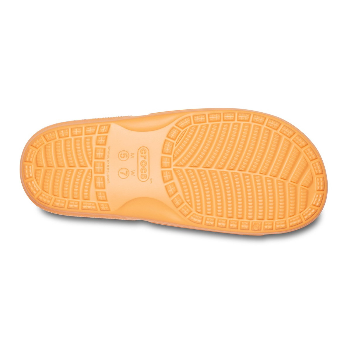 Papuci Classic Crocs Slide Iconic Crocs Comfort Portocaliu - Cantaloupe