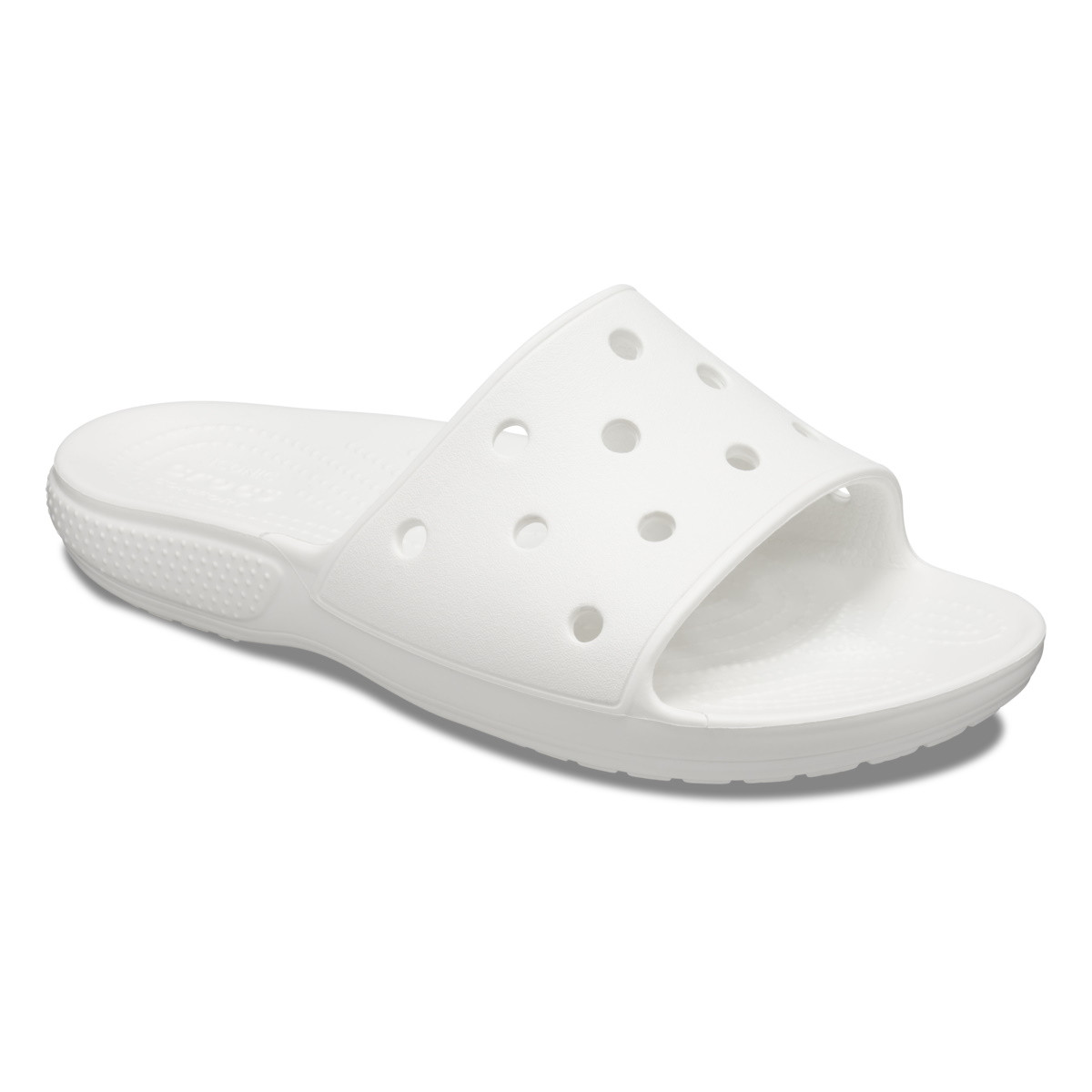 Papuci Classic Crocs Slide Iconic Crocs Comfort Alb - White - 1 | YEO