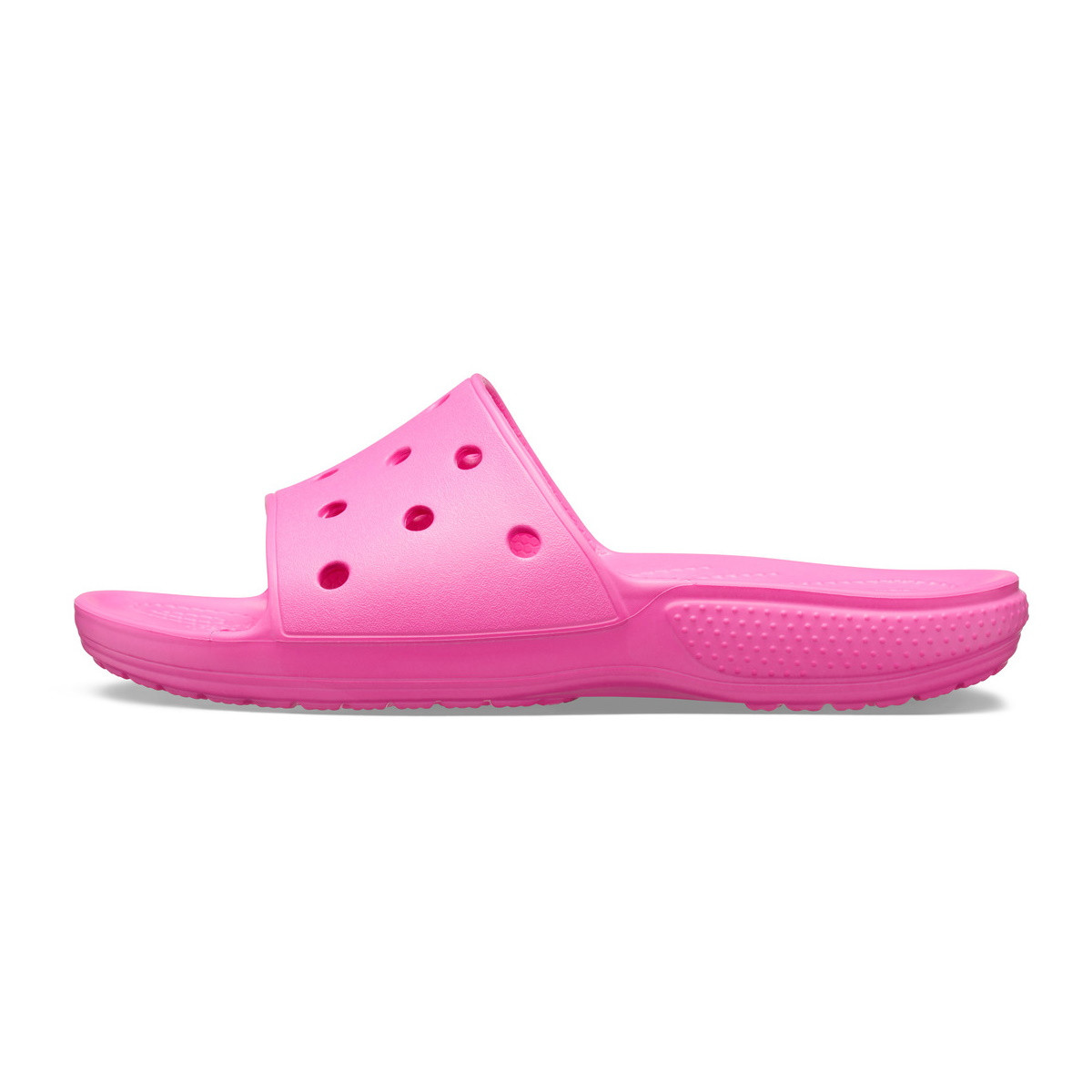 Papuci Classic Crocs Slide Iconic Crocs Comfort Roz - Electric Pink - 2 | YEO