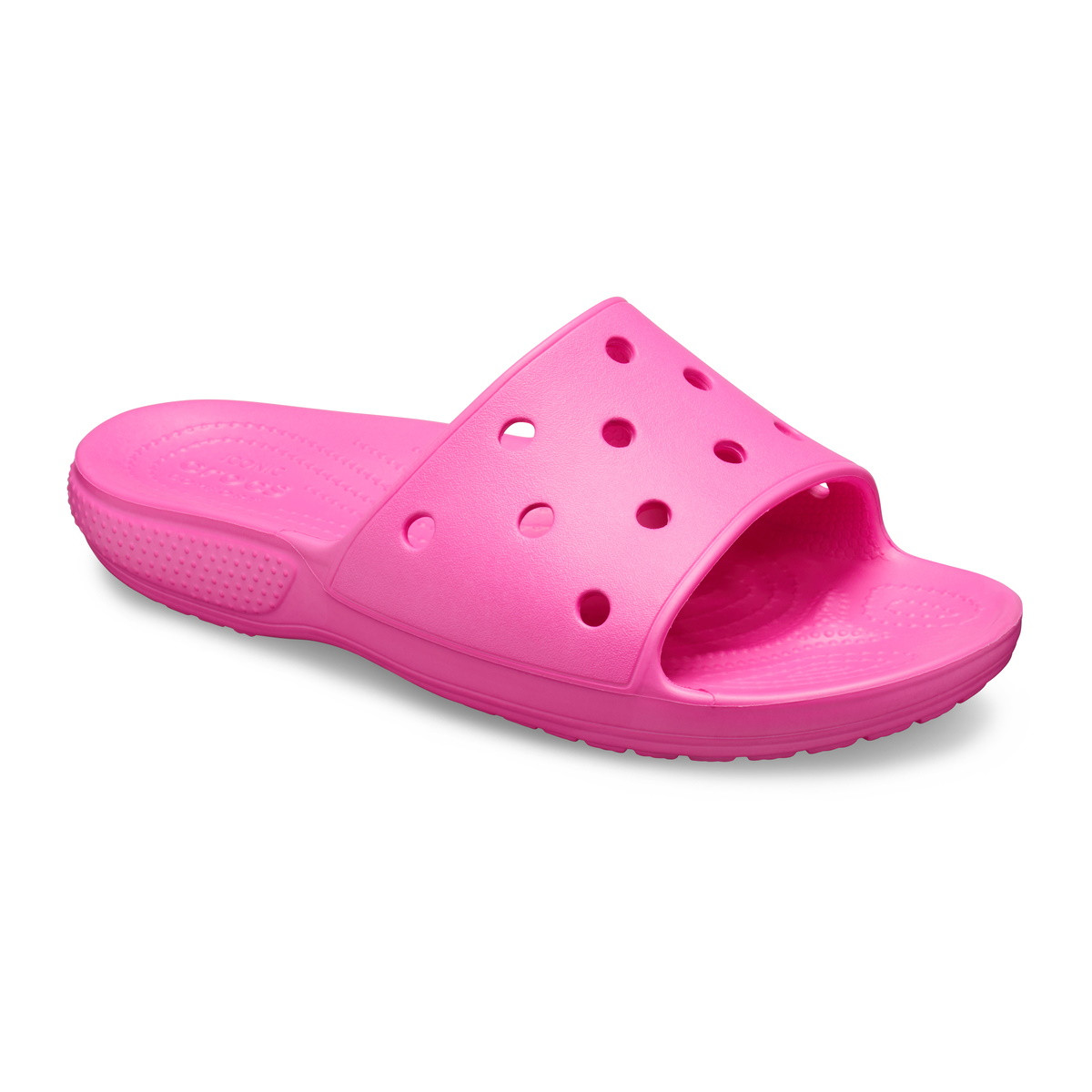 Papuci Classic Crocs Slide Iconic Crocs Comfort Roz - Electric Pink - 1 | YEO