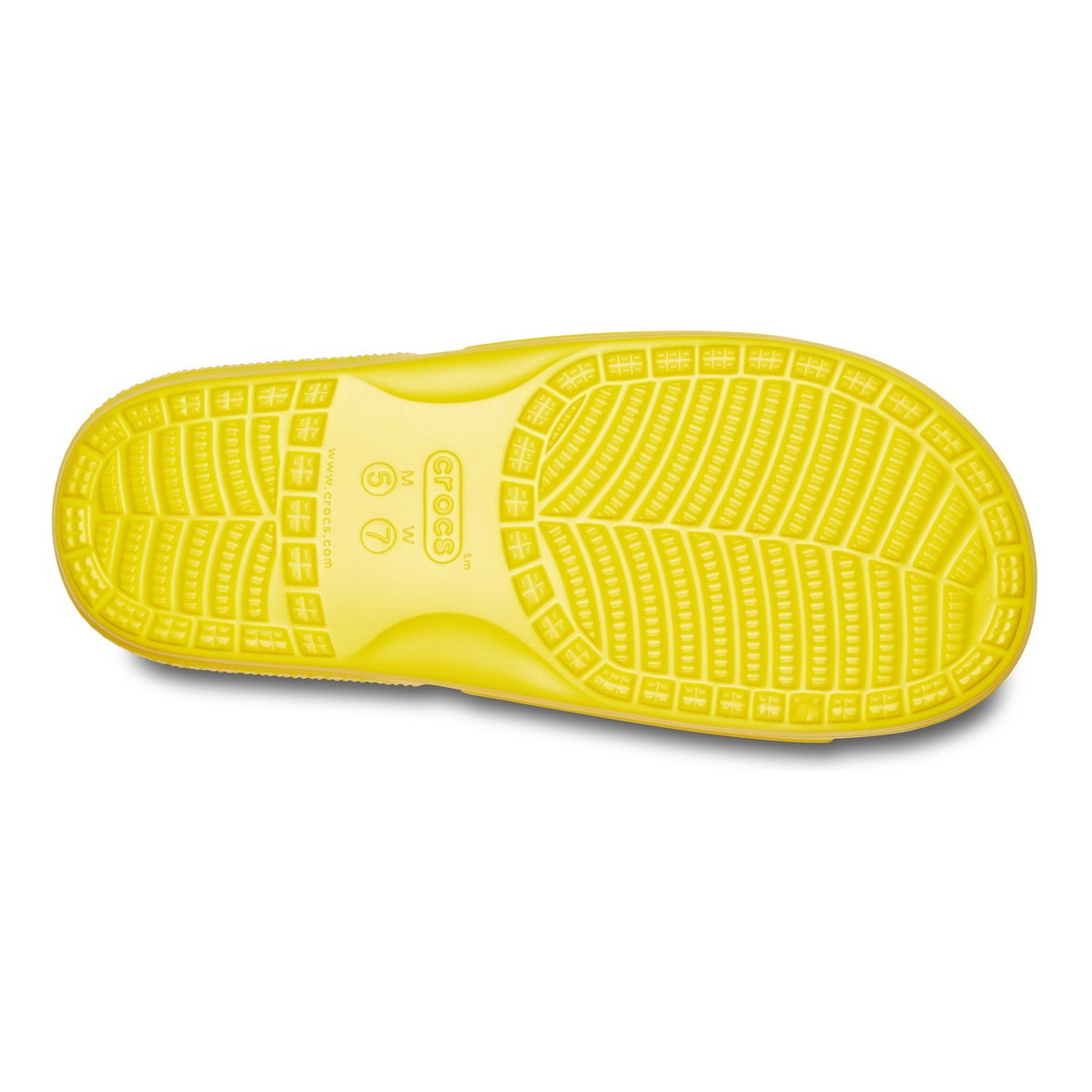 Papuci Classic Crocs Slide Iconic Crocs Comfort Galben - Lemon
