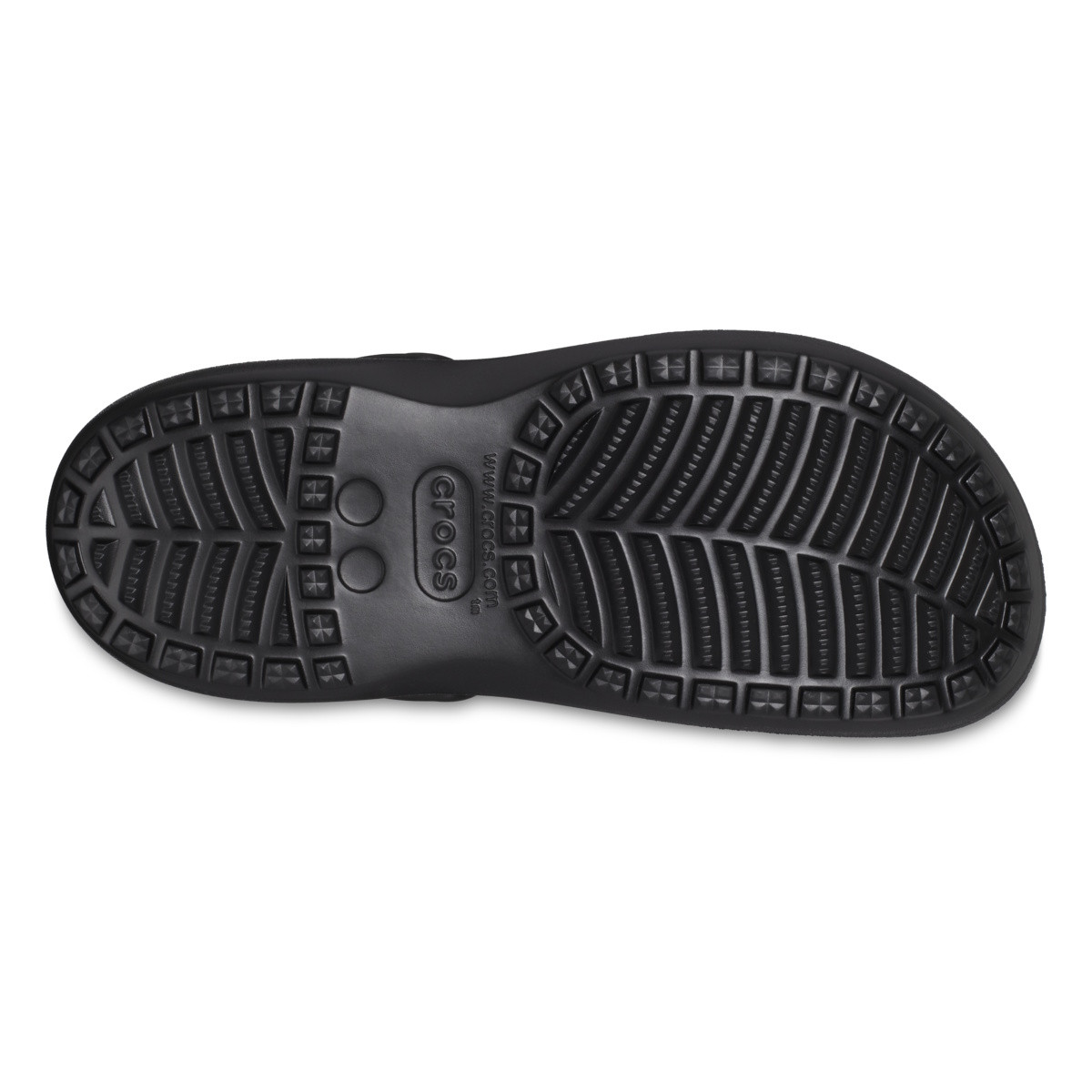 Saboți Crocs Baya Platform Clog Negru - Black