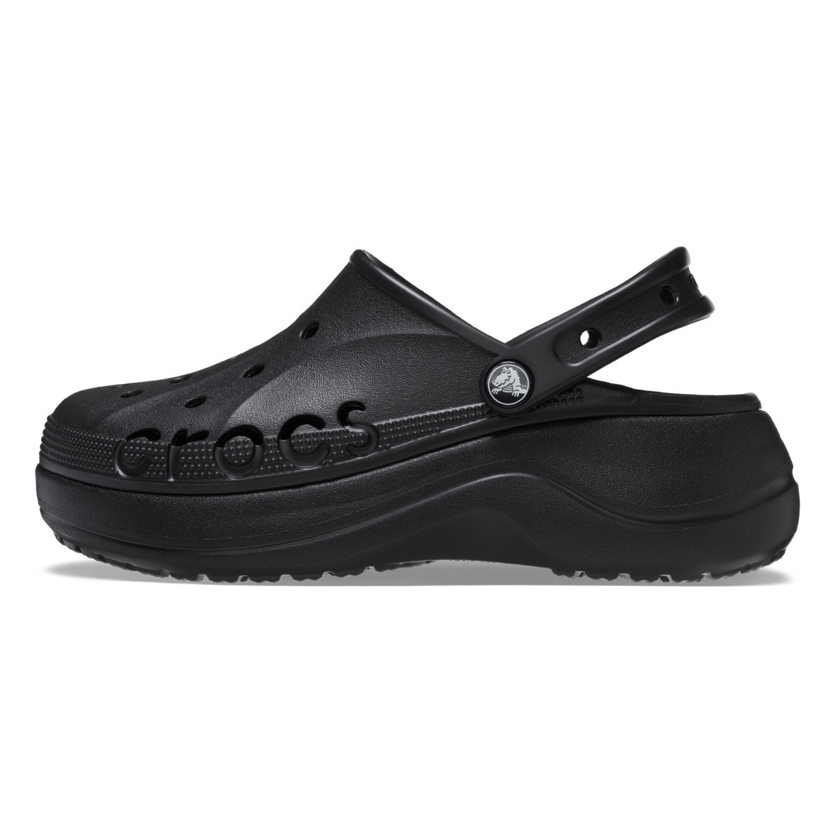 Saboți Crocs Baya Platform Clog Negru - Black - 2 | YEO