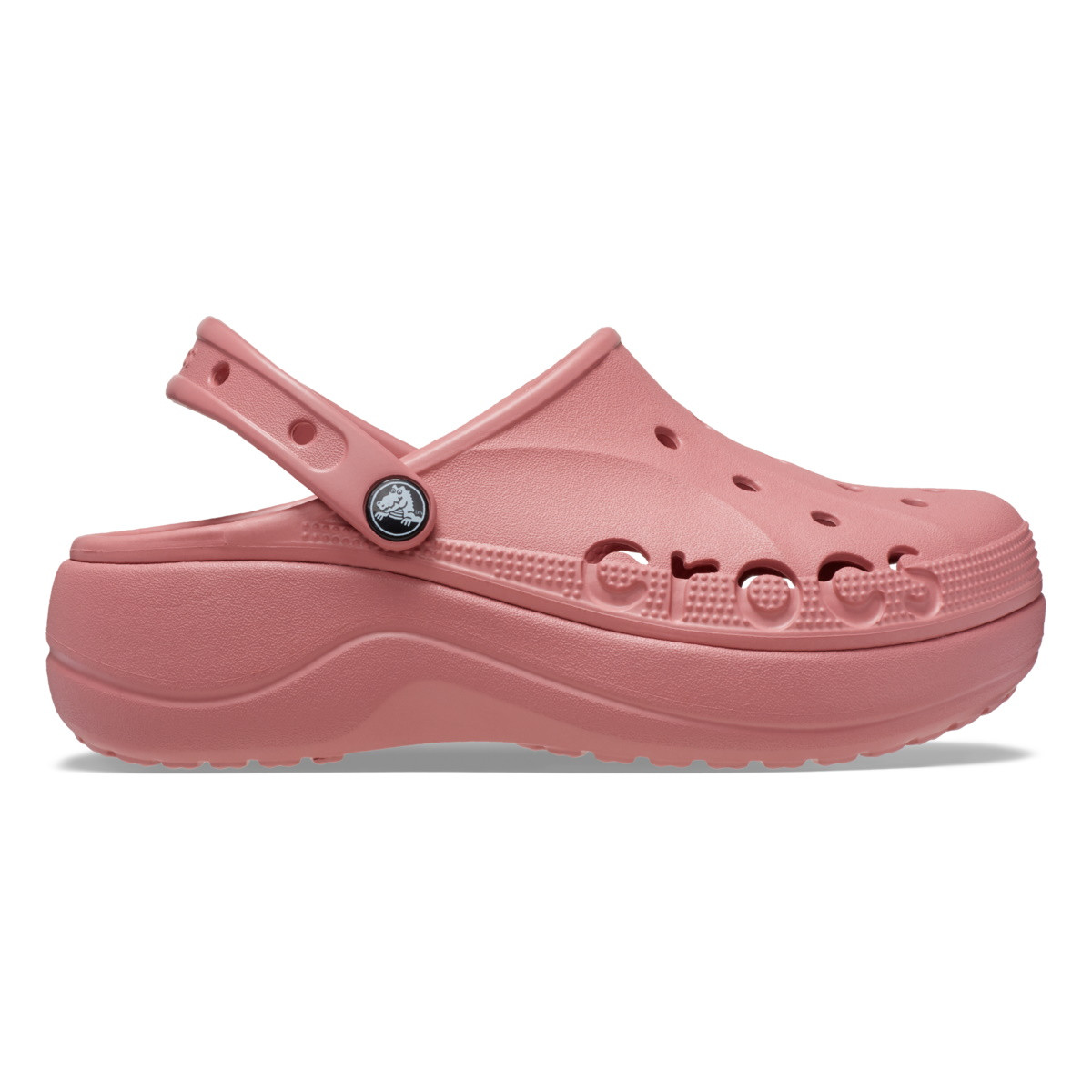 Saboți crocs baya platform clog roz - blossom