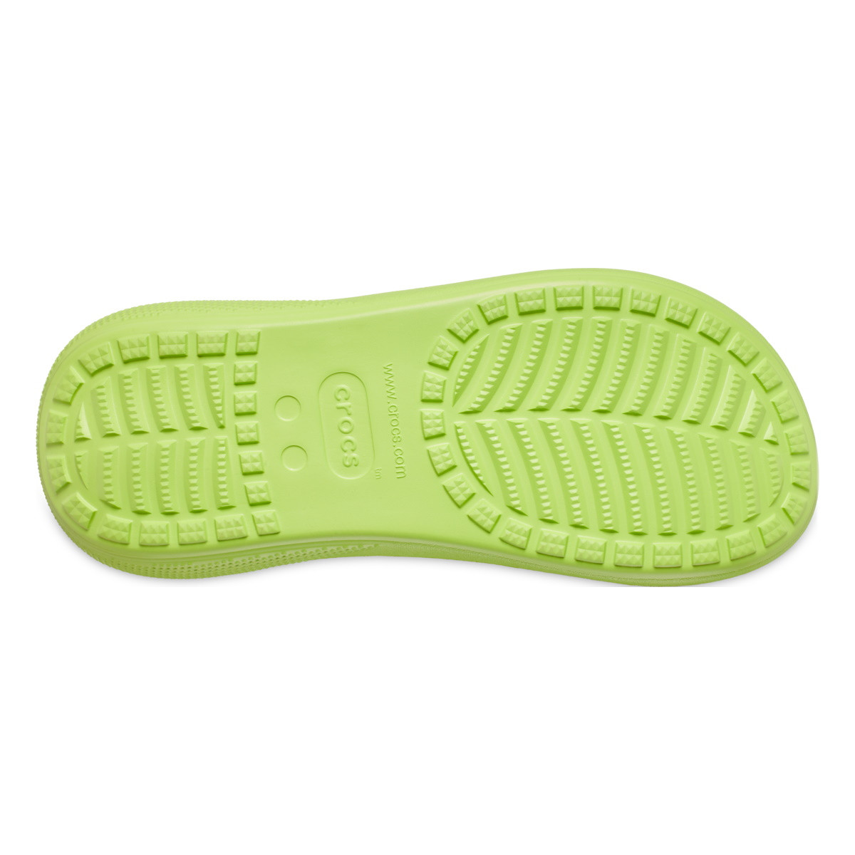 Sandale Crocs Classic Crush Sandal Verde - Limeade - 5 | YEO