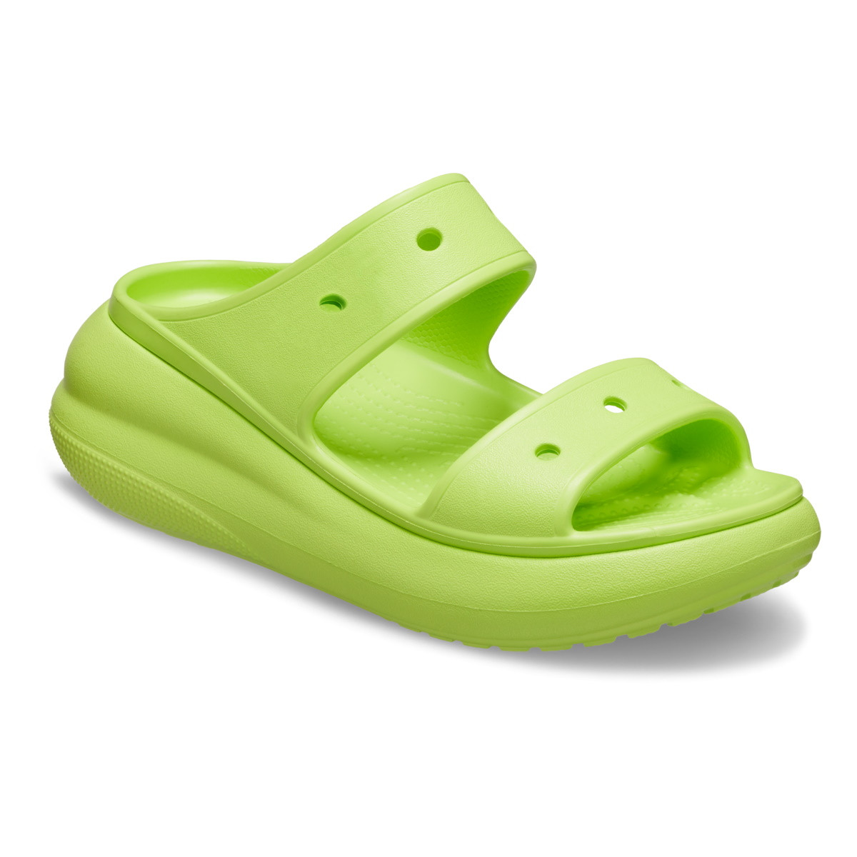Sandale Crocs Classic Crush Sandal Verde - Limeade - 1 | YEO