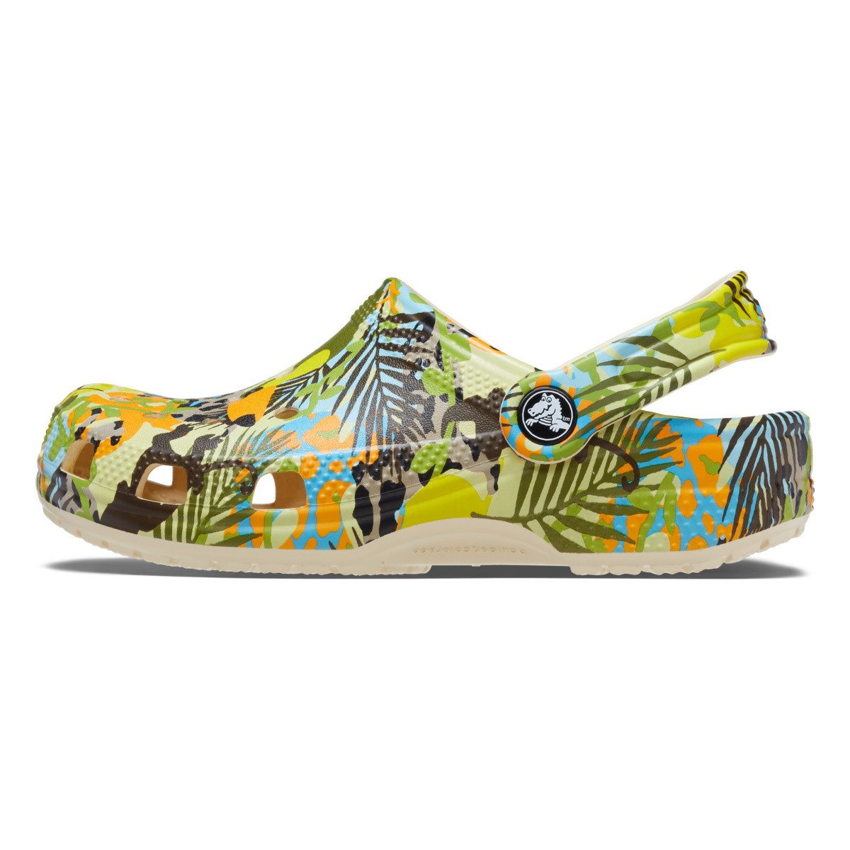 Saboti Crocs Classic Far Out Clog Kids Bej - Vanilla/Multi - 2 | YEO