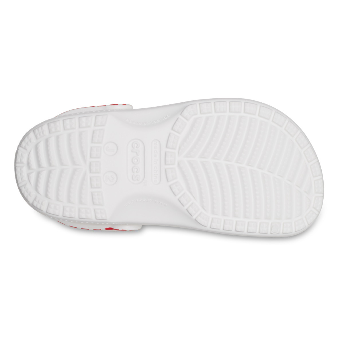 Saboti Crocs Disney Minnie Mouse Classic Clog Kids Alb - White/Red