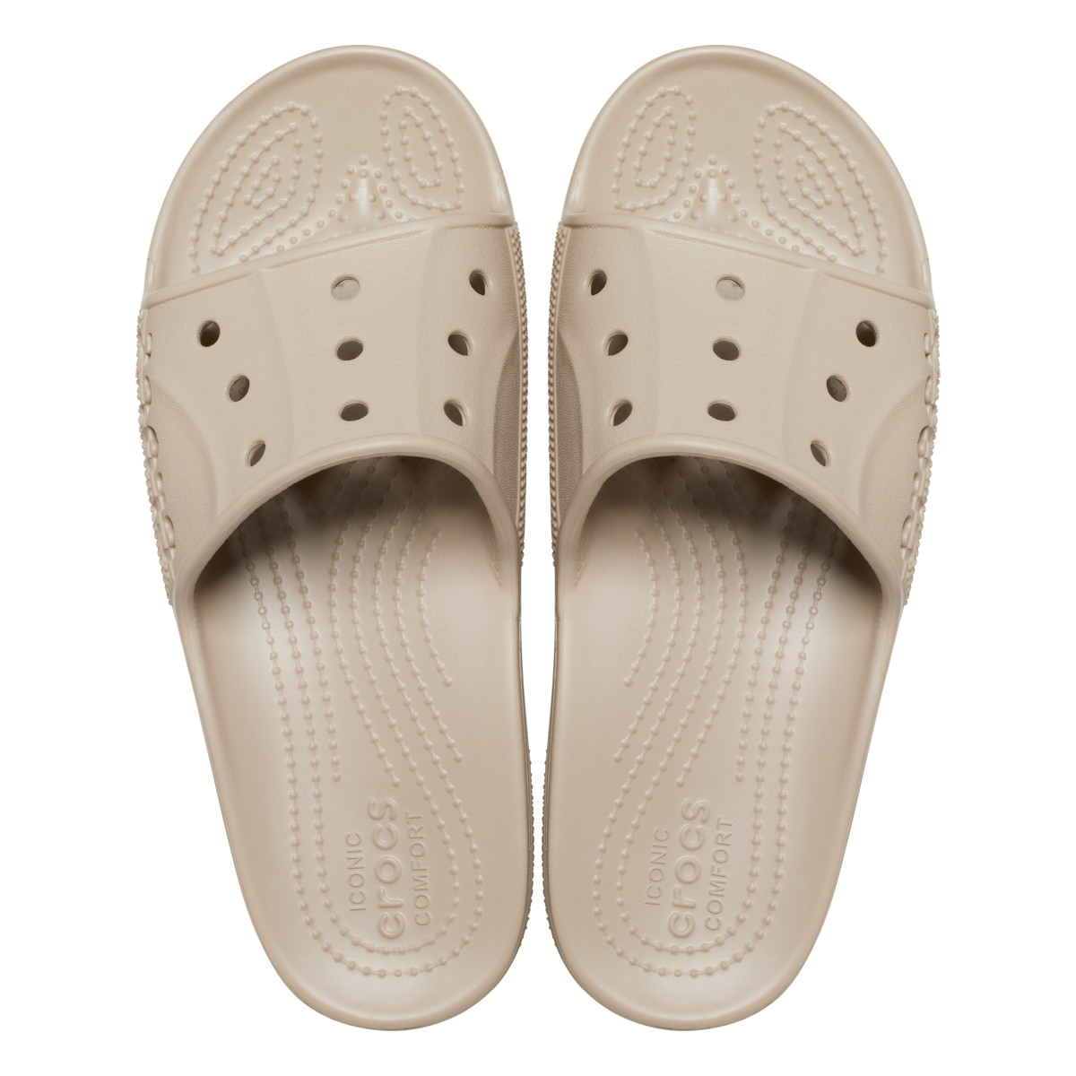 Papuci Crocs Baya II Slide Bej - Cobblestone - 4 | YEO