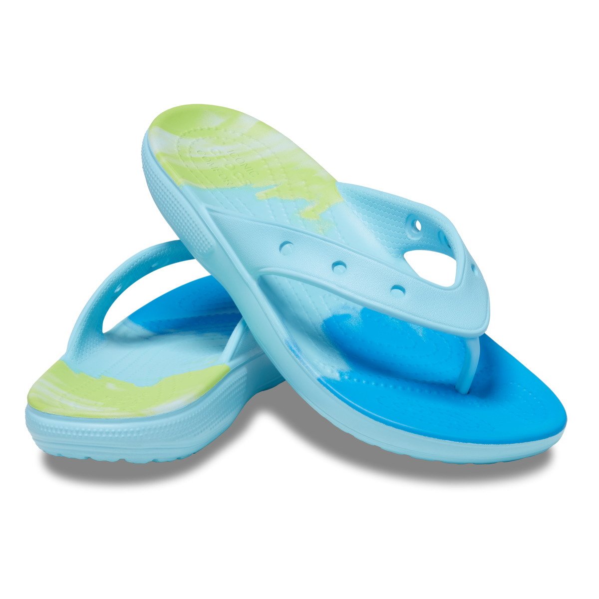 Șlapi Crocs Classic Ombre Flip Multicolor - Arctic/Multi - 4 | YEO