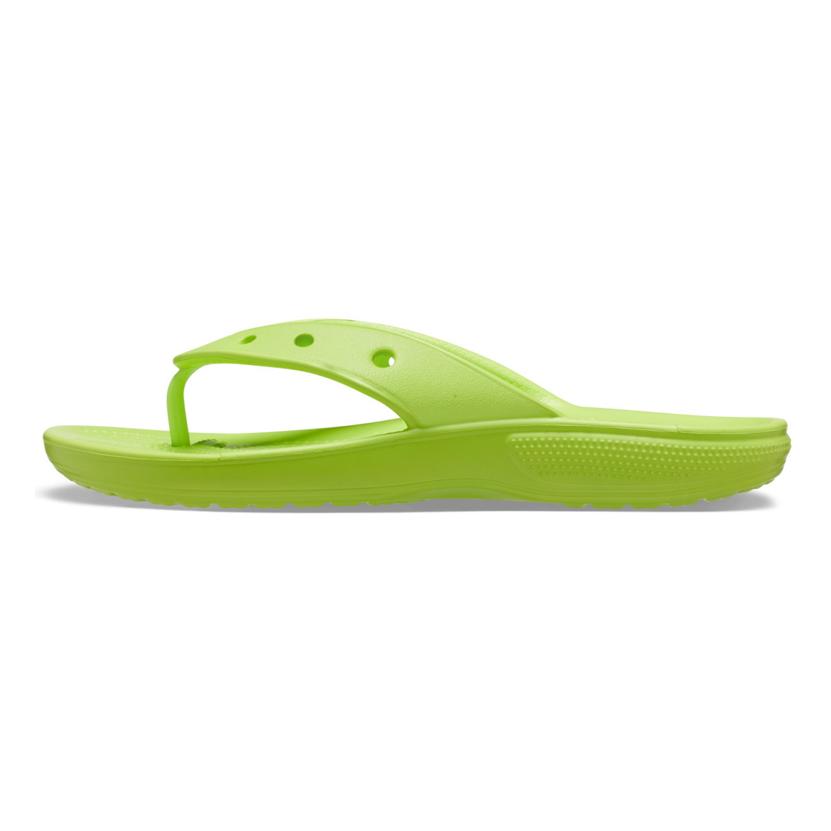 Șlapi Crocs Classic Flip Verde - Limeade - 2 | YEO
