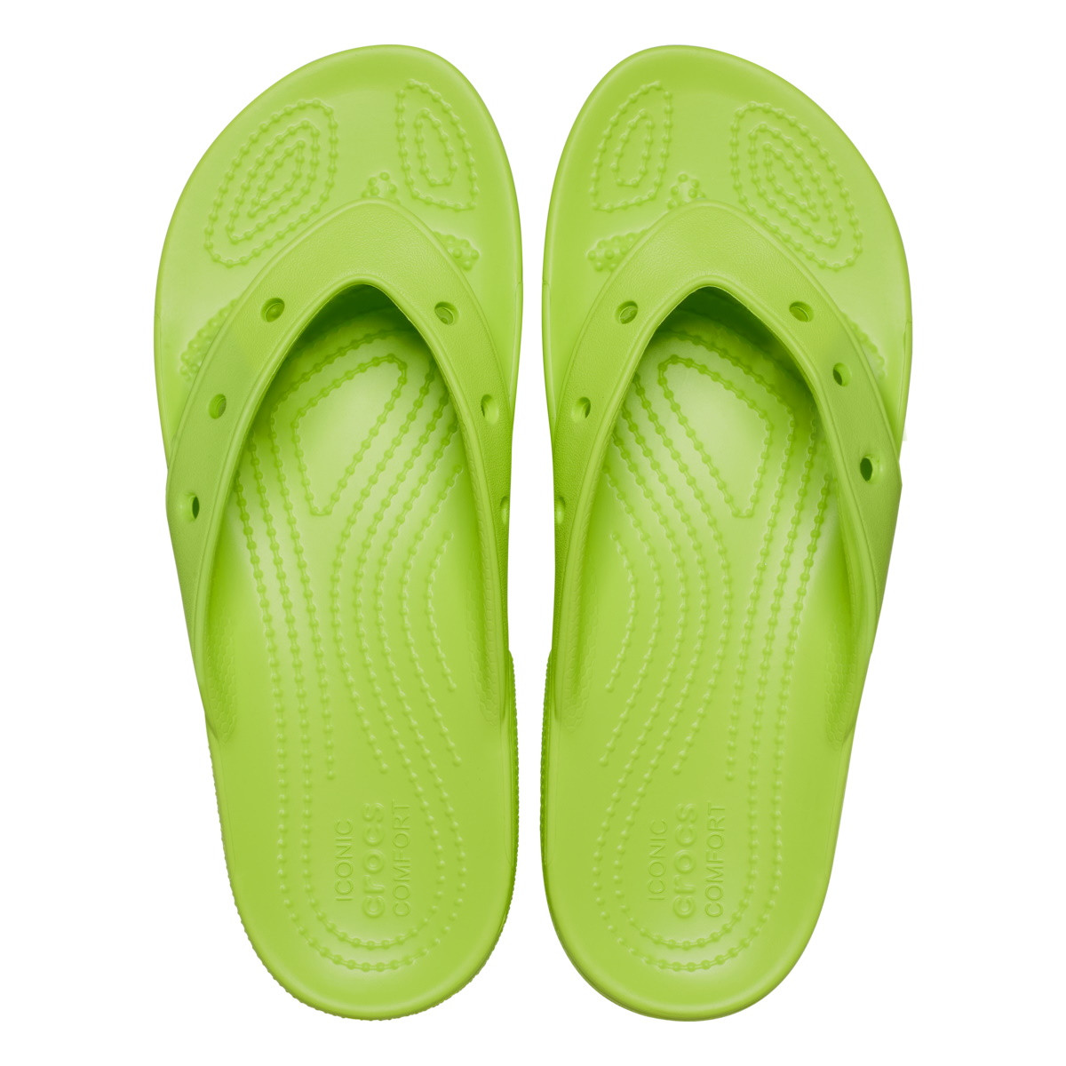 Șlapi Crocs Classic Flip Verde - Limeade - 4 | YEO