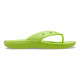 Șlapi Crocs Classic Flip Culoare Verde - Limeade