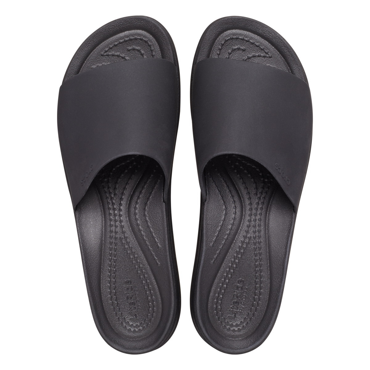 Papuci Crocs Brooklyn Slide Negru - Black - 4 | YEO