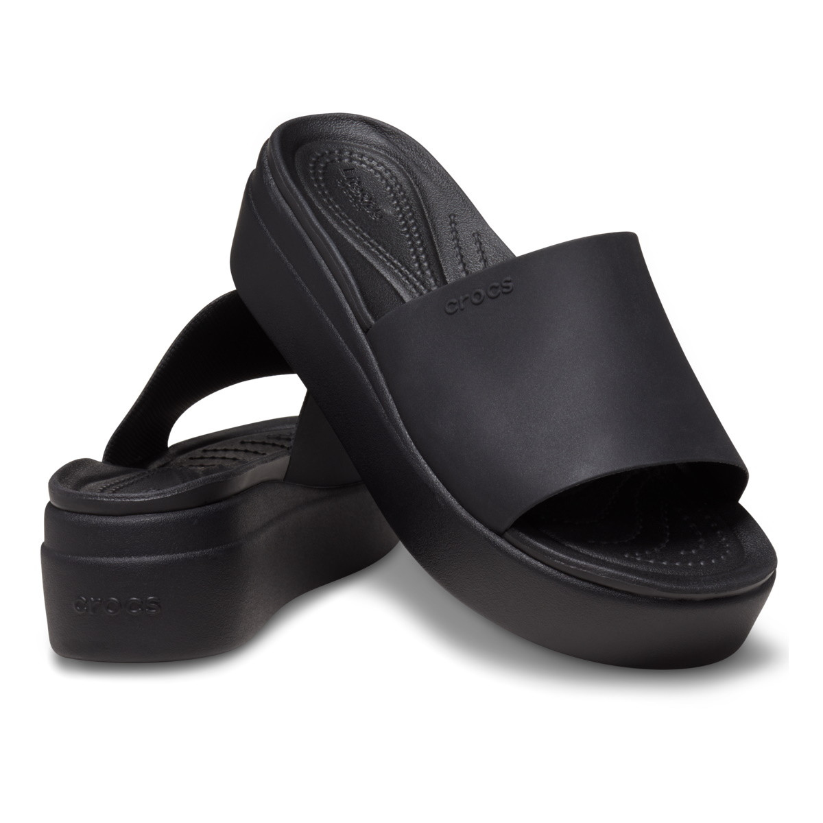 Papuci Crocs Brooklyn Slide Negru - Black - 3 | YEO