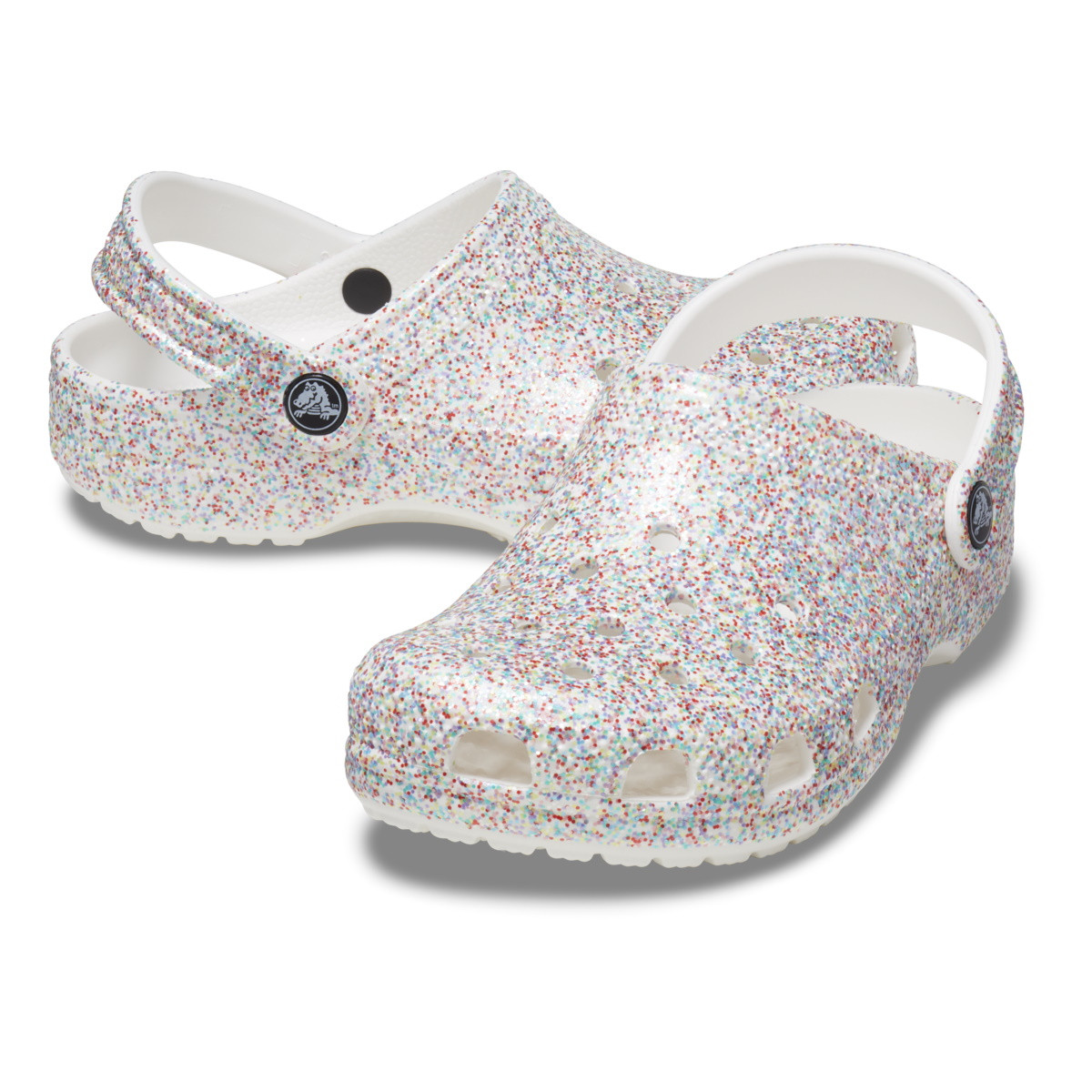 Saboti Crocs Toddler Classic Sprinkle Glitter Clog Multicolor - Multi - 3 | YEO