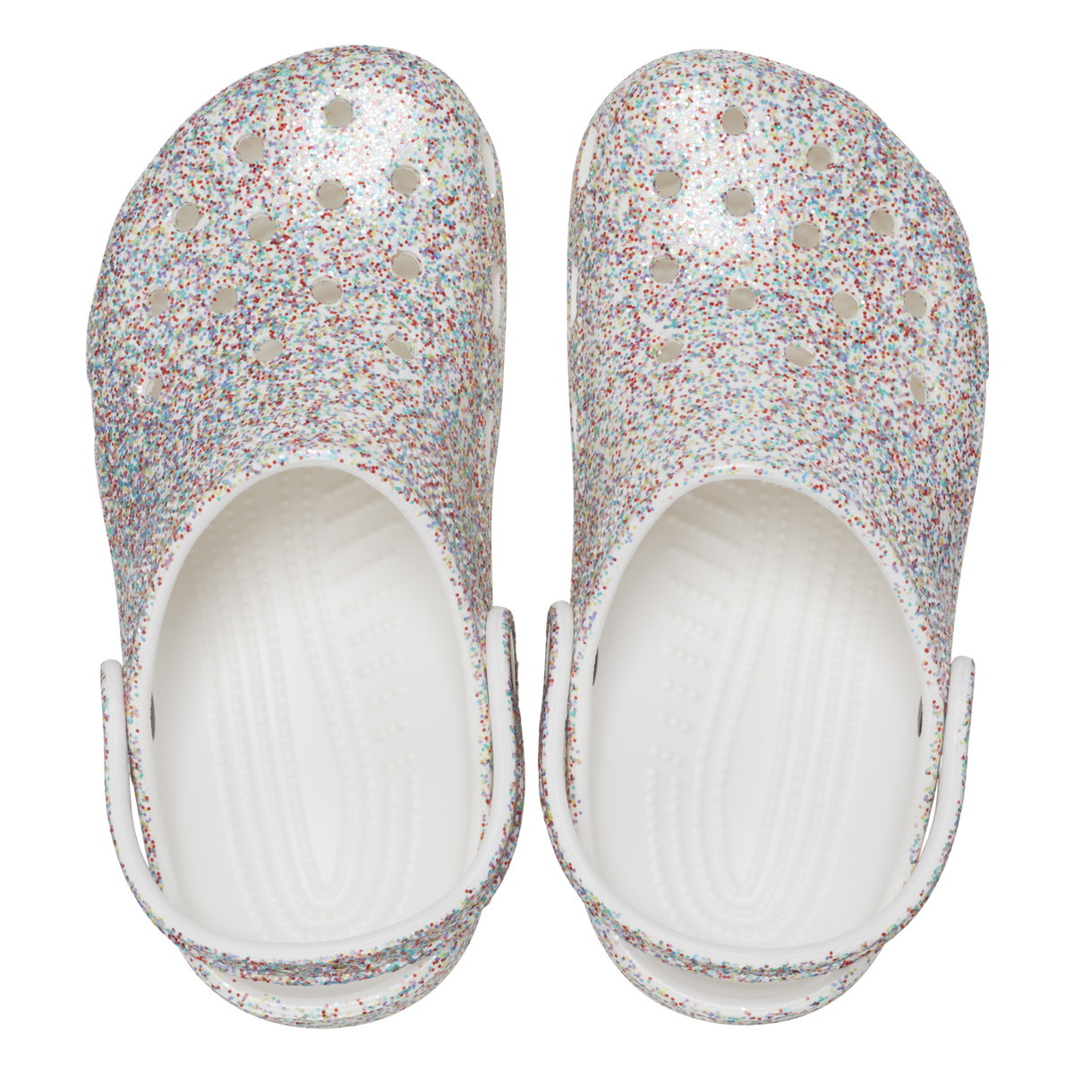 Saboti Crocs Toddler Classic Sprinkle Glitter Clog Multicolor - Multi - 4 | YEO