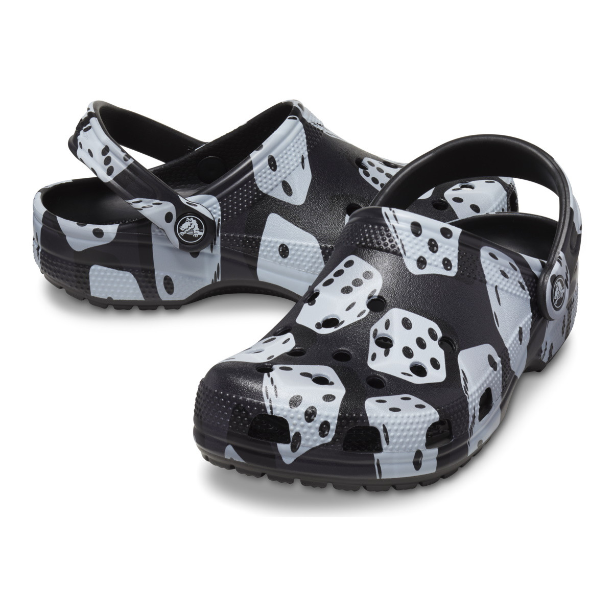 Saboti Crocs Classic Dice Clog Negru - Black - 2 | YEO