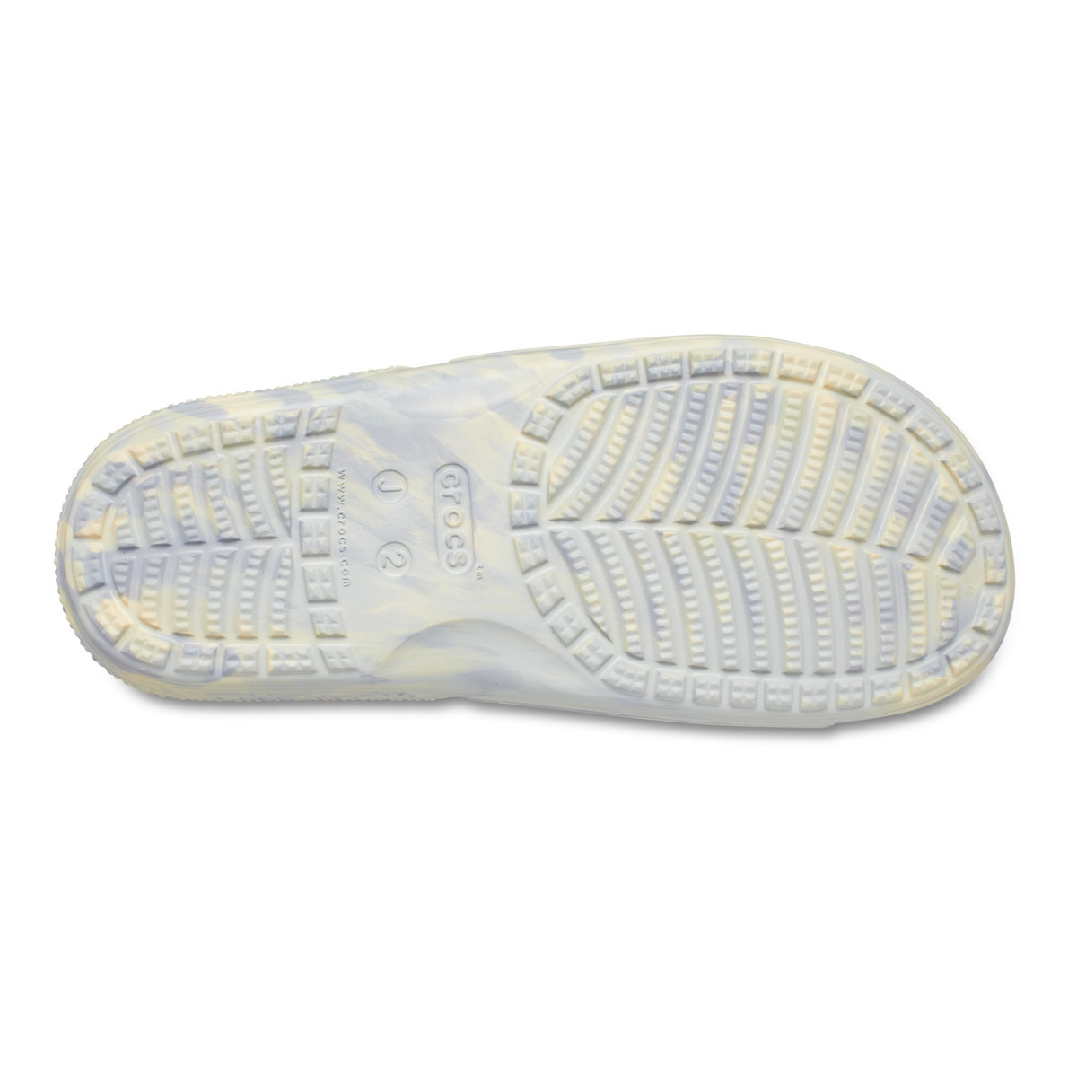Papuci Classic Crocs Marbled Slide Kids Gri - Atmosphere/Multi