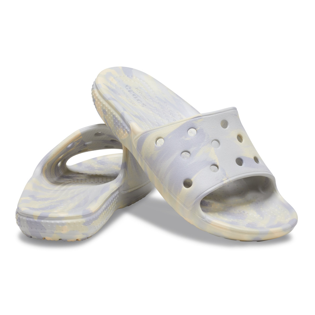 Papuci Classic Crocs Marbled Slide Kids Gri - Atmosphere/Multi - 3 | YEO