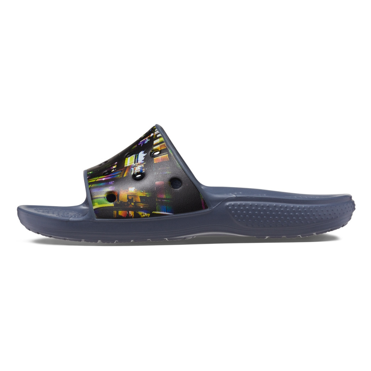 Papuci Crocs Classic Crocs Meta Scape Slide Negru - Black/Multi - 2 | YEO