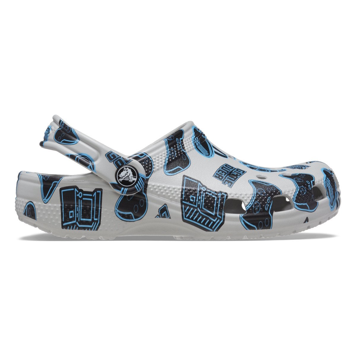 Saboti crocs toddler classic game over clog gri - atmosphere