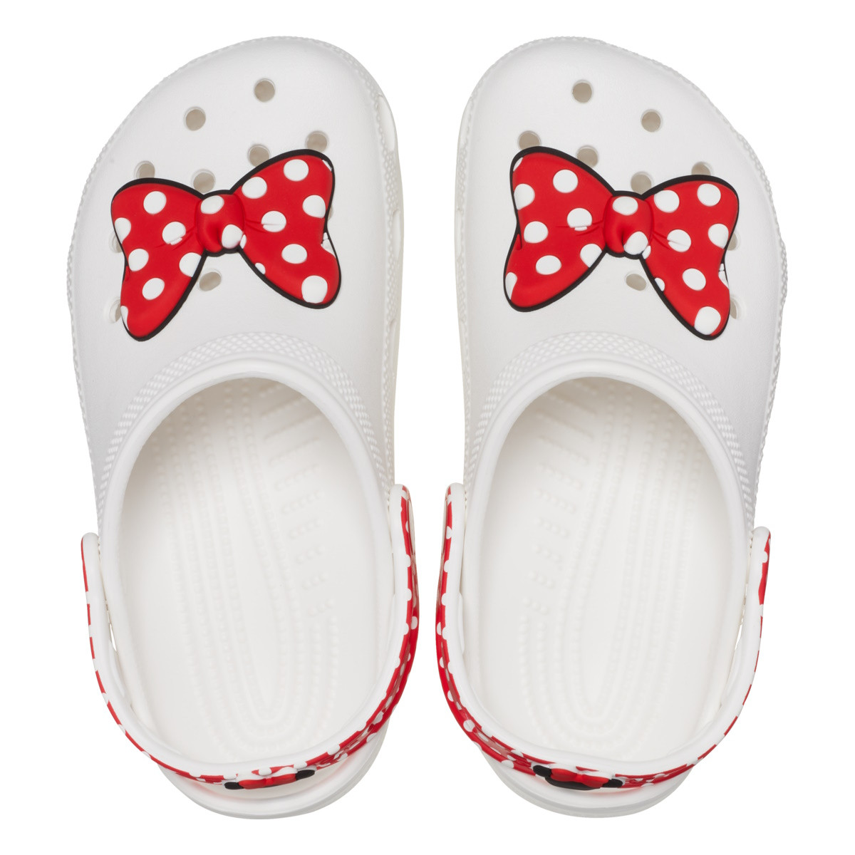 Saboti Crocs Toddler Disney Minnie Mouse Classic Clog Alb - White/Red - 4 | YEO