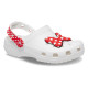 Saboti Crocs Toddler Disney Minnie Mouse Classic Clog Culoare Alb - White/Red