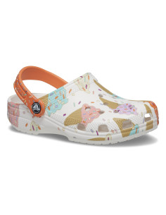 Saboti Crocs Classic Ice... Alb - White/Multi 2