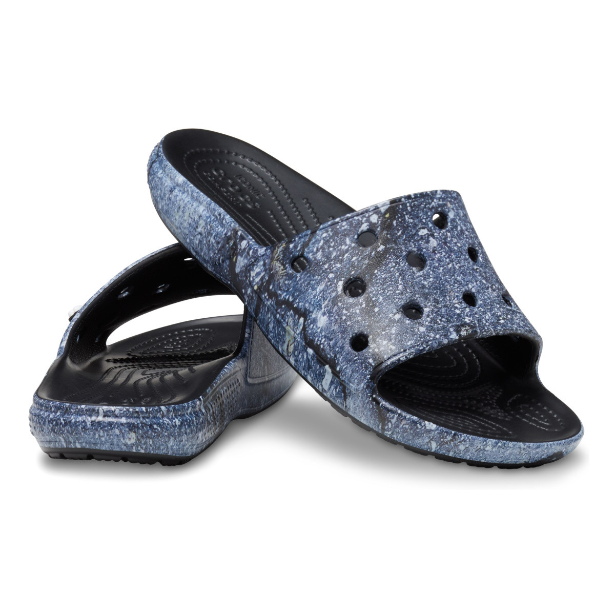 Papuci Crocs Classic Hyper Real Slide Multicolor - Multi/Black - 3 | YEO