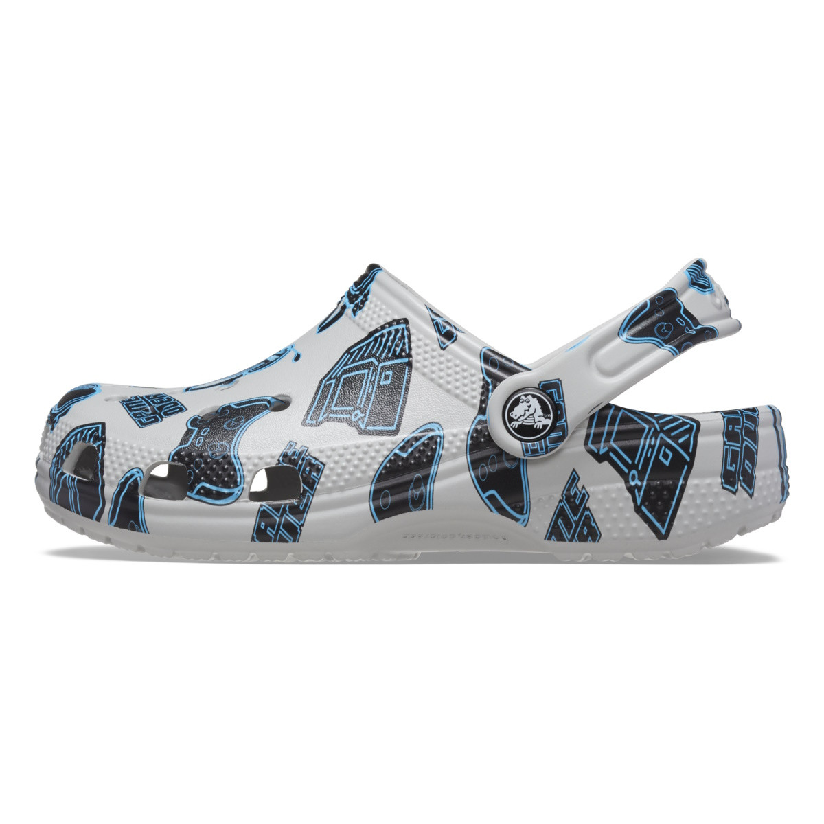 Saboti Crocs Classic Game Over Clog Kids Gri - Atmosphere - 1 | YEO