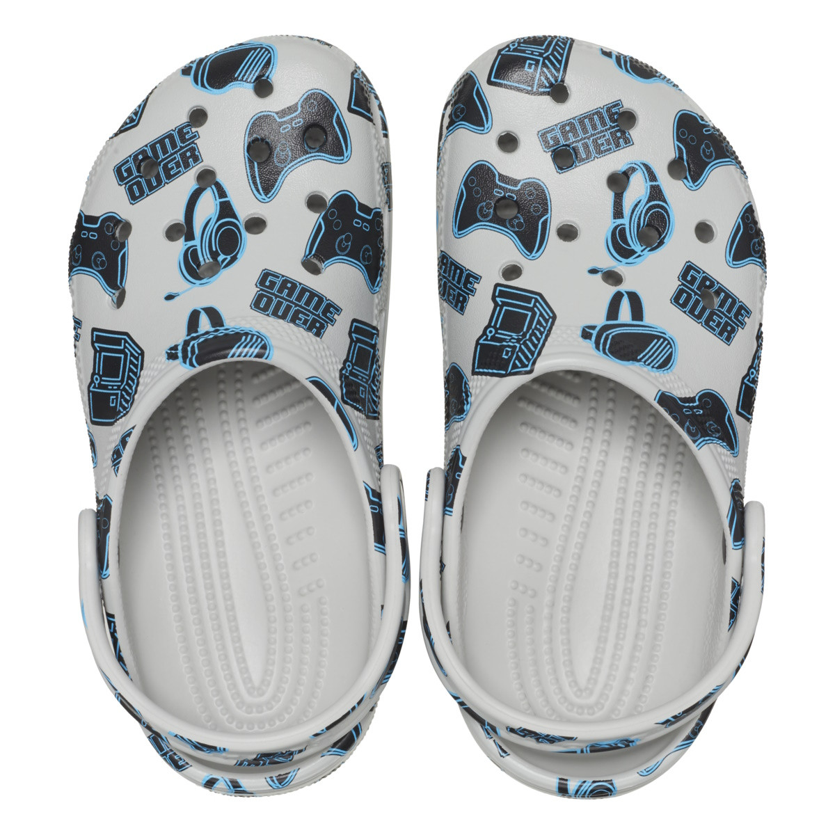 Saboti Crocs Classic Game Over Clog Kids Gri - Atmosphere - 4 | YEO