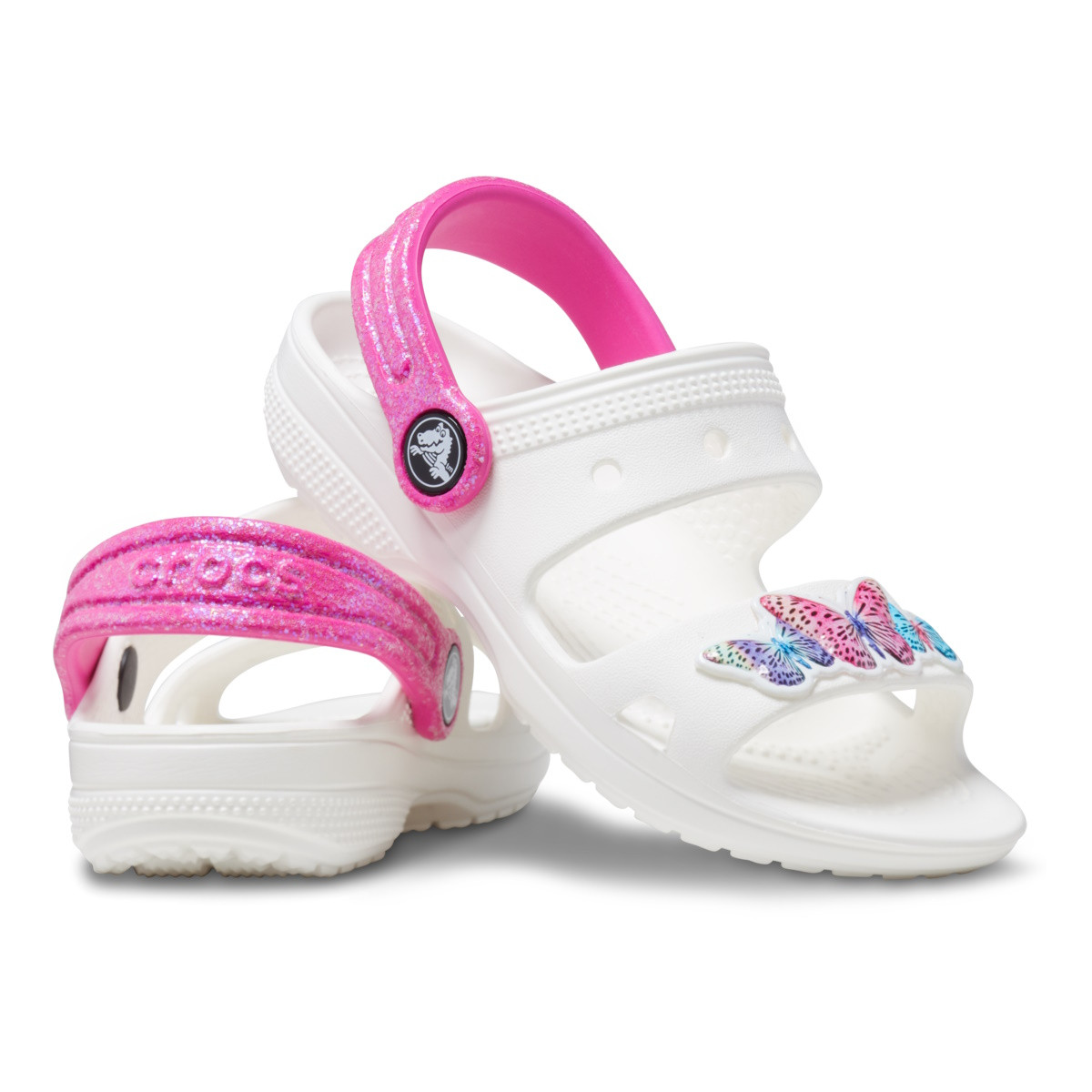 Sandale Crocs Classic Toddler Embellished Sandal Alb - White - 3 | YEO