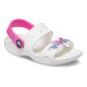 Sandale Crocs Classic Toddler Embellished Sandal Culoare Alb - White