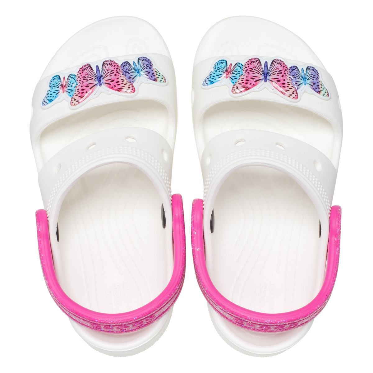 Sandale Crocs Classic Toddler Embellished Sandal Alb - White - 4 | YEO