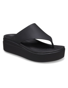 Slapi Crocs Brooklyn Flip Negru - Black 2