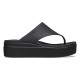 Slapi Crocs Brooklyn Flip Culoare Negru - Black