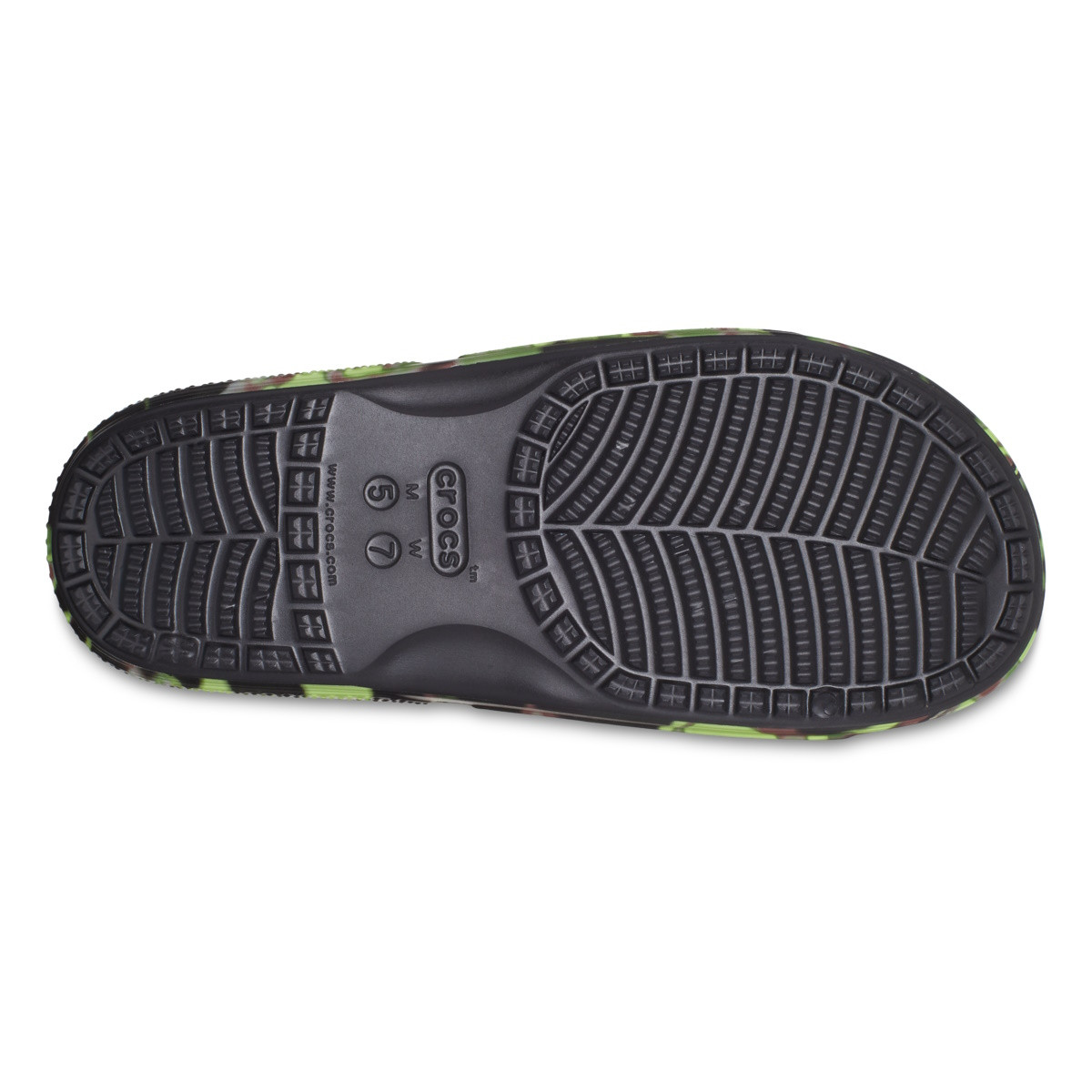 Papuci Crocs Classic Spray Camo Slide Negru - Black