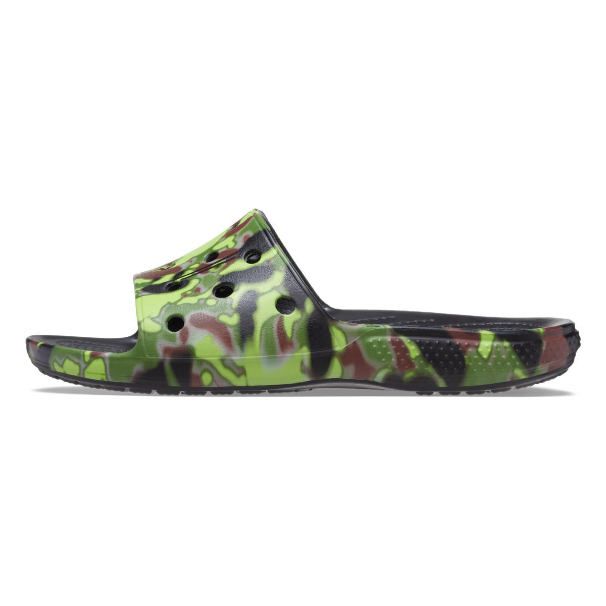 Papuci Crocs Classic Spray Camo Slide Negru - Black - 2 | YEO