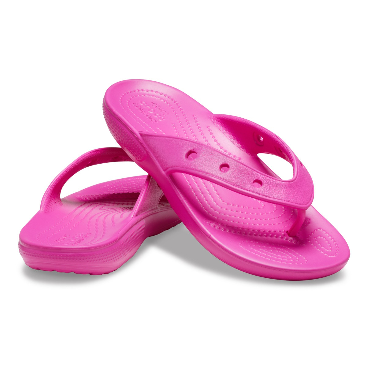 Șlapi Crocs Classic Flip Roz - Juice - 3 | YEO