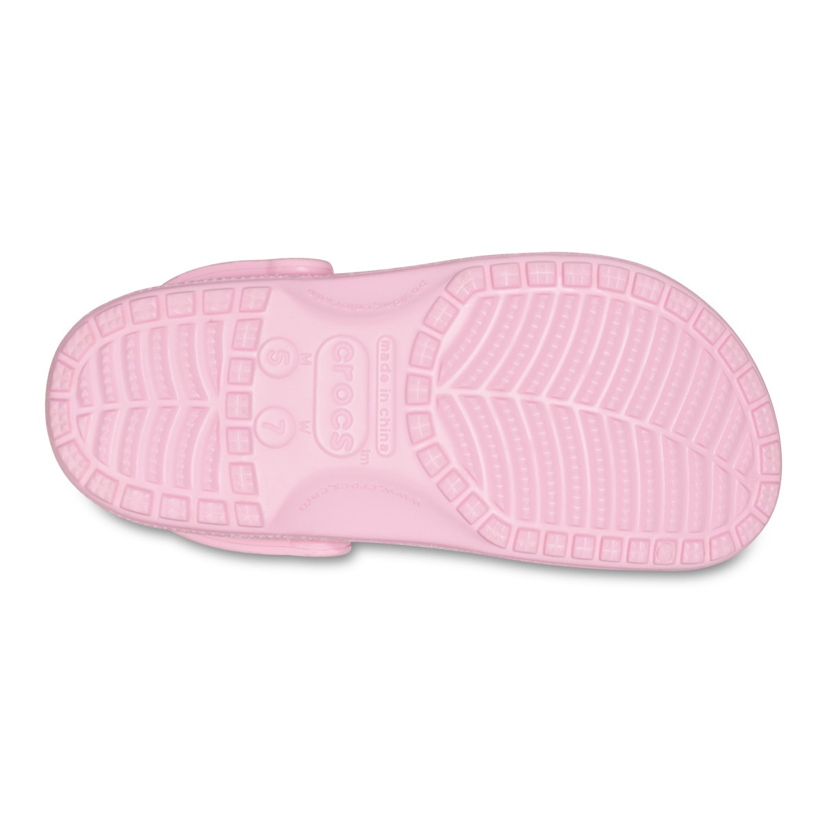 Saboți Crocs Classic Glitter Clog Roz - Flamingo