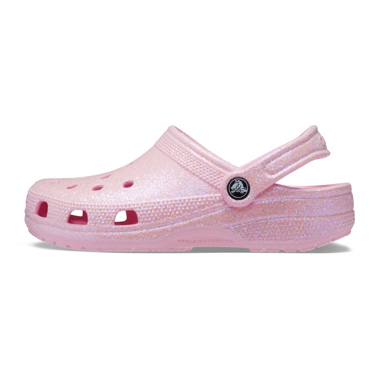 Saboți Crocs Classic Glitter Clog Roz - Flamingo - 2 | YEO