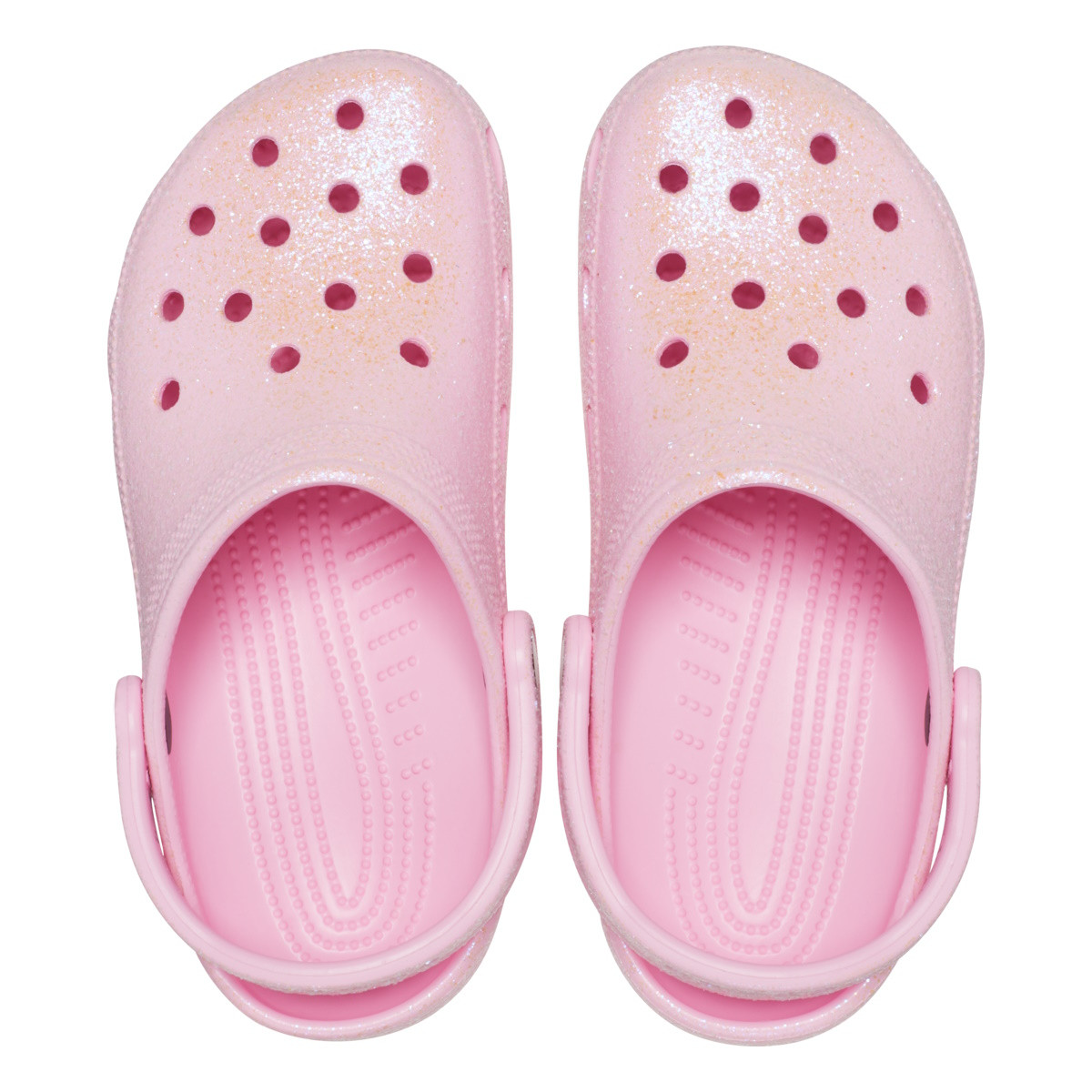 Saboți Crocs Classic Glitter Clog Roz - Flamingo - 4 | YEO